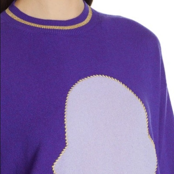 MONCLER
Embroidered Cashmere Sweater In Bright Purple - Picture 5 of 8